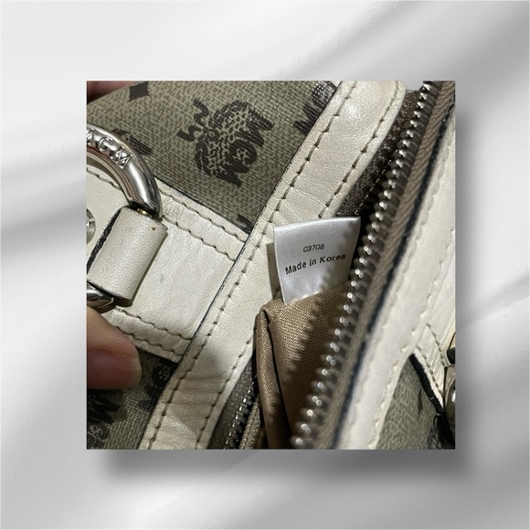 MCM Viseto Small Boston Bag EUC - Picture 11 of 15